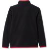 Lands’ End Kids Fleece Quarter Zip(Black/Gray/Red)