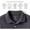 Lands’ End Kids School Uniform Polo – 100% Cotton Comfort That Lasts All Year, Easy-Care, Short Sleeve(Black)