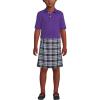 Lands’ End Kids School Uniform Polo – 100% Cotton Comfort That Lasts All Year, Easy-Care, Short Sleeve(Deep Purple)
