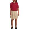 Lands’ End Kids School Uniform Polo – 100% Cotton Comfort That Lasts All Year, Easy-Care, Short Sleeve(Garnet)