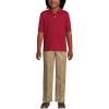 Lands’ End Kids School Uniform Polo – 100% Cotton Comfort That Lasts All Year, Easy-Care, Short Sleeve(Garnet)