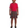 Lands’ End Kids School Uniform Polo – 100% Cotton Comfort That Lasts All Year, Easy-Care, Short Sleeve(Red)