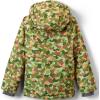 Lands’ End Kids Winter Jacket(Green Orange Geometric Print)