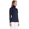 Lands’ End Lightweight Jersey Long Sleeve Turtleneck(Radiant Navy)