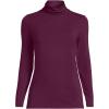Lands’ End Lightweight Jersey Long Sleeve Turtleneck(Vivid Plum)