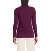 Lands’ End Lightweight Jersey Long Sleeve Turtleneck(Vivid Plum)
