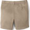 Lands’ End Little Girls Slim Plain Front Blend Chino Shorts(Khaki)