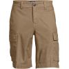 Lands’ End Men’s 10.5″ Traditional Fit Stretch Knockabout Cargo Shorts(Antique Bronze)