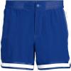 Lands’ End Men’s 5″ Quick Dry Striped Pull on Board Short(Brilliant Cobalt)
