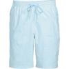 Lands’ End Men’s 9″ Volley Hydroliner Swim Trunks(Light Blue Scales)