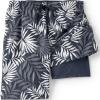 Lands’ End Men’s 9″ Volley Hydroliner Swim Trunks(Slate Blue Stipple Palm)