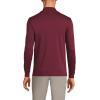 Lands’ End Men’s American-Grown Supima Cotton Mock Turtleneck Shirt(Rich Burgundy)