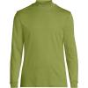 Lands’ End Men’s American-Grown Supima Cotton Mock Turtleneck Shirt(Winter Pear)