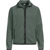 Lands’ End Men’s Anyweather Fleece Hooded Full Zip Jacket(Spruce)