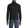 Lands’ End Men’s Anyweather Fleece Quarter Zip Pullover(Black)
