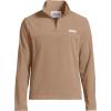 Lands’ End Men’s Anyweather Fleece Quarter Zip Pullover(Honey Beige)