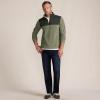Lands’ End Men’s Anyweather Fleece Quarter Zip Pullover(River Stone Green)
