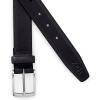 Lands’ End Men’s Classic Leather Chino Belt(Black)