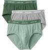 Lands’ End Men’s Comfort Knit Brief 3 Pack(Estate Green 3 Pack)