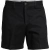 Lands’ End Men’s Comfort Waist 6″ No Iron Chino Shorts(Black)