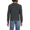 Lands’ End Men’s Drifter Cotton Crewneck Sweater(Dark Charcoal Heather)
