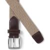 Lands’ End Men’s Elastic Braid Belt(Khaki)