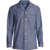 Lands’ End Men’s Essential Pajama Shirt(Medium Indigo Chambray)