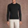 Lands’ End Men’s Fine Gauge Cashmere Sweater(Black)