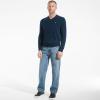 Lands’ End Men’s Fine Gauge Cashmere V-Neck Sweater(Radiant Navy)