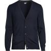 Lands’ End Men’s Fine Gauge Cotton Cardigan(Radiant Navy)
