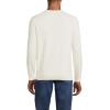 Lands’ End Men’s Fine Gauge Cotton V Neck Sweater(Ivory)