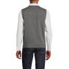 Lands’ End Men’s Fine Gauge Cotton Vest(Charcoal Heather)
