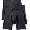 Lands’ End Men’s Flex Performance Boxer Brief 3 Pack(Black)