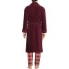 Lands’ End Men’s Full-Length Turkish Cotton Terry Bathrobe – 55″ Length | Plush, Absorbent, 2 Pockets, Spa Comfort(Rich Burgundy)