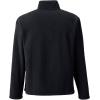 Lands’ End Men’s Full-Zip Mid-Weight Fleece Jacket(Black)