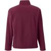 Lands’ End Men’s Full-Zip Mid-Weight Fleece Jacket(Burgundy)