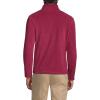 Lands’ End Men’s Full-Zip Mid-Weight Fleece Jacket(Burgundy)