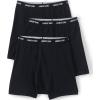 Lands’ End Men’s Knit Boxer Brief Mixed 3 Pack(Black)