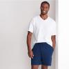 Lands’ End Men’s Knit Jersey Pajama Shorts(Deep Sea Navy)