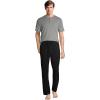 Lands’ End Men’s Knit Jersey Sleep Pants(Black)