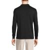 Lands’ End Men’s Long Sleeve American-Grown Supima Cotton Polo Shirt(Black)
