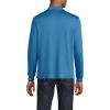 Lands’ End Men’s Long Sleeve American-Grown Supima Cotton Polo Shirt(Blue Hyacinth)