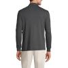 Lands’ End Men’s Long Sleeve American-Grown Supima Cotton Polo Shirt(Dark Charcoal Heather)