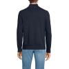 Lands’ End Men’s Long Sleeve Fine Gauge Cotton Quarter Zip Sweater(Radiant Navy)