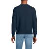 Lands’ End Men’s Long Sleeve Washable Merino Wool V Neck Sweater(Radiant Navy)