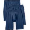 Lands’ End Men’s Longer Flex Performance Boxer Brief 3 pack(Deep Sea Navy)