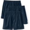 Lands’ End Men’s Poplin Boxers (3-pack)(Radiant Navy)