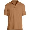 Lands’ End Men’s Premium American-Grown Supima Cotton Polo Shirt, Short Sleeve, Pocket – Big & Tall(Canyon Camel Heather)