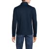 Lands’ End Men’s Quarter Zip Sweater Fleece(Radiant Navy Heather)