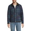 Lands’ End Men’s Reversible Insulated Barn Jacket(Radiant Navy/Navy Plaid)
